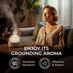 Gya Labs Australian Sandalwood Essential Oil - 0.34 Fl Oz - for Hair, Skin, Diffuser, Aromatherapy & DIY Candle Making Scent