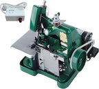 High-Speed Overlock Serger Machine with Stepless Speed Adjustment,250w Motor,3000 SPM,Adjustable Stitch Length and Width,Ideal for Edging,Seaming,and Decorative Stitching Green