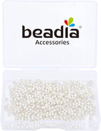 Silver Plated Round Spacer Beads 2mm 600pcs for Jewelry Making Findings Non Tarnish