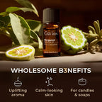 Gya Labs Bergamot Essential Oil - 0.34 Fl Oz - for Hair, Skin, Diffuser, Aromatherapy & DIY Candle Making Scent