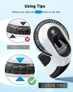 Phomemo Embossing Label Maker Machine, Vintage Embossed Label Maker, Retro Embosser Labeler with 6 Rolls Label Tapes, Old School Label Makers Waterproof for Home Office Kids DIY Crafting -Black