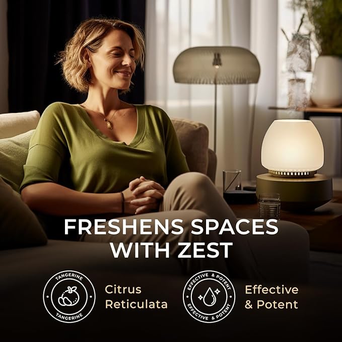 Gya Labs Tangerine Essential Oil - 0.34 Fl Oz - for Hair, Skin, Diffuser, Aromatherapy & DIY Candle Making Scent