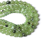 10MM 38PCS Natural Stone Prehnite Jade Loose Beads for Jewelry Making DIY Bracelet Necklace