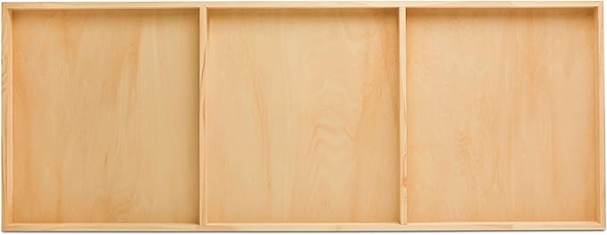 Painting Panel 18 x 48 x 1-1/2-inch, Pack of 2 Large Wood Canvas Boards for Painting, Blank Sign for Wall Art Sets, by Woodpeckers