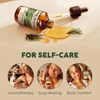 KUKKA Pine Needle Essential Oils - 4 Fl Oz - for Hair, Skin, Diffuser, Aromatherapy & DIY Soap Making Scent