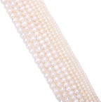 Natural Pearl Beads Potato 10-11mm White Freshwater Cultured Loose Gemstone Beads for DIY Jewelry Making 13.8''/Strand