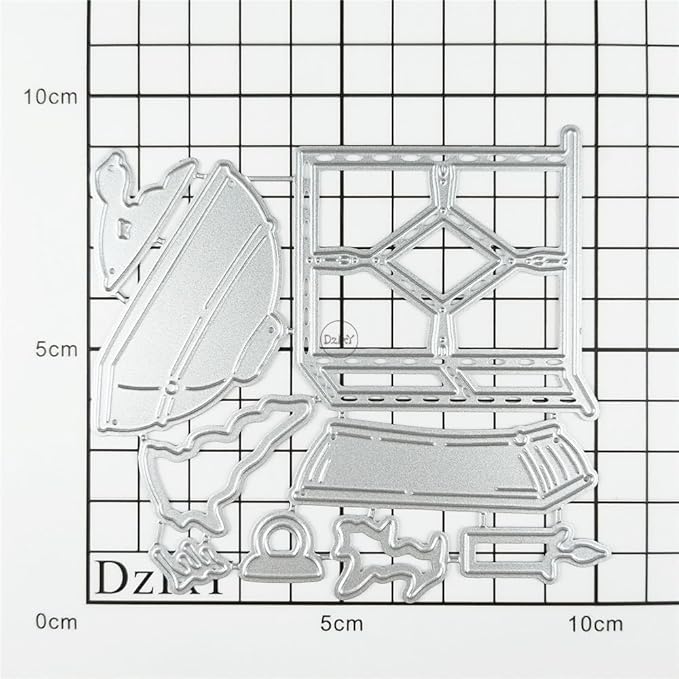 DzIxY Patchwork Christmas Lights Metal Cutting Dies for Card Making Kit Embossing Paper Die Cuts Set Scrapbook Stencils Supplies Machine Templates