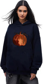 Halloween Pumpkin Iron on Patches Sequin Fabric Embroidery Sew on Stickers Applique for DIY Crafts T Shirt Clothing Jackets Backpacks Jeans Party Decorations Accessories