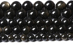 10MM 38PCS Natural Stone Golden Obsidian Loose Spacer Beads for Jewelry Making DIY Bracelet