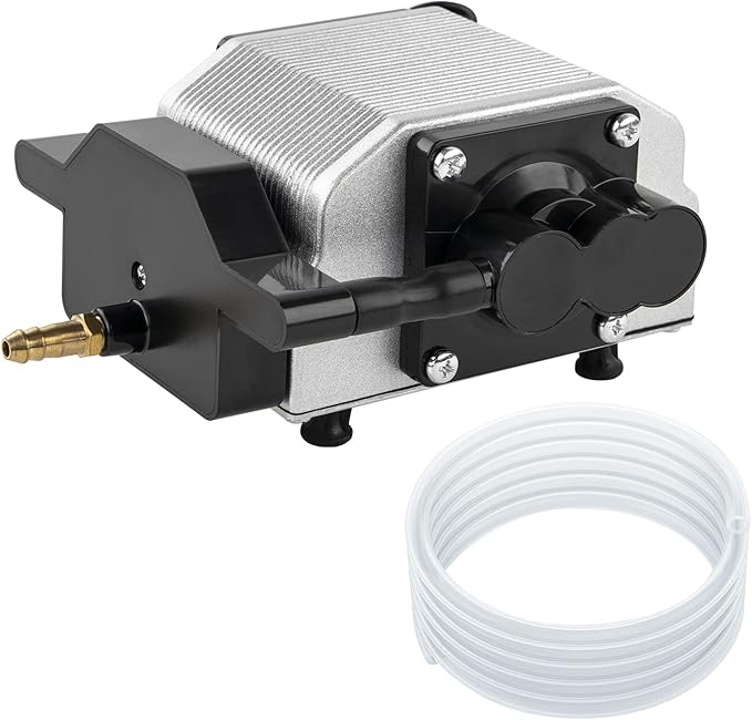 FoxAlien AP30A Portable Air Assist Pump 30L/min Adjustable Air Volume for CNC Engraving Machines