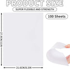 100 Sheets White Cardstock 8.5 X 11 Inches, 92lb/250gsm Heavy Weight Printer Thick Card Stock Paper, Construction Paper for Crafts and DIY Cards Making UAP24WH100