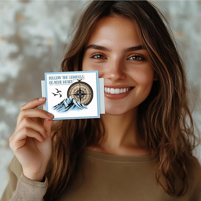 CHGCRAFT Vintage Sailboat Clear Stamps Compass Transparent Stamps Silicone Clear Stamp Seals for DIY Scrapbooking Photo Album Decoration, 4.3x6.3inch