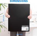 Large 18"x24" Art Portfolio Heavy Duty Binder with Plastic Sleeves, Portfolio Folder with 30 Clear Sheet Protectors, Display 60 Pages, Poster Binder，Diamond Painting and Puzzle Storage Book