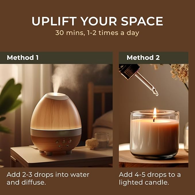 Gya Labs Eucalyptus Lemon Essential Oil - 0.34 Fl Oz - for Hair, Skin, Diffuser, Aromatherapy & DIY Candle Making Scent