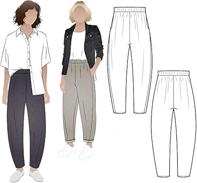 Style Arc Sewing Pattern - Bob Woven Pant (Sizes 04-16)