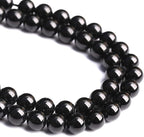 4MM 88PCS Natural Black Tourmaline Gemstone A Grade Beads for Jewelry Making DIY Bracelet Crystal 1 Strand