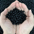 NCB Black Matte Onyx Beads 200pcs 8mm Round Gemstone Beads Spacer Charm Beads Natural Stone Loose Beads for Bracelet Necklace Jewelry Making 4mm 6mm 8mm 10mm (Matte Black Onyx, 8mm 200Beads)