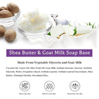 5.2 lbs Organic Shea Butter and Goat Milk Soap Base Glycerin Bars to Make Homemade for Soap Making