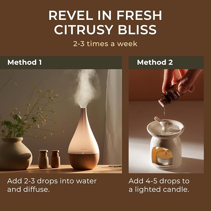 Gya Labs Yuzu Essential Oil - 0.34 Fl Oz - for Hair, Skin, Diffuser, Aromatherapy & DIY Candle Making Scent