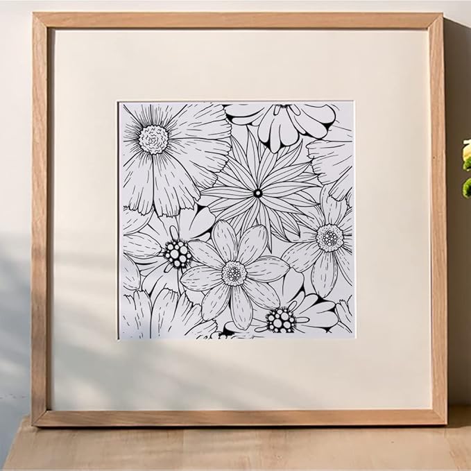 Spring Flowers Background Clear Stamps for Card Making and Journaling, Floral Leaves Silicone Stamps Flowers Rubber Stamps for Scrapbooking DIY Cards Album Crafts Supplies