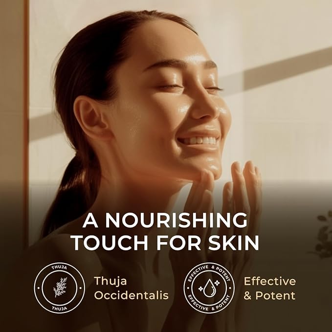 Gya Labs Thuja Essential Oil - 0.34 Fl Oz - for Hair, Skin, Diffuser, Aromatherapy & DIY Candle Making Scent