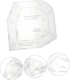 EXCEART Acrylic Sewing Template Ruler for Quilting and Patchwork with Bowl Cozy Pattern Lightweight Durable Acrylic for Home and Craft Use 3 Sizes