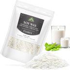 Soy Wax Flakes, Waxcanpy Natural Candle Wax, Organic Soy Wax for Candle Making from Farm, No Additives, Harmless and Pure (0.5lb)