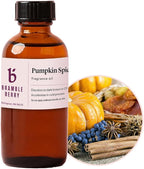 Bramble Berry Pumpkin Spice Fragrance Oil 2 oz | Warm Fall Scent for Soap Making, Candles, Lotion, Bath Bombs & Perfume | Skin Safe, Vegan, Paraben & Phthalate Free, DIY Craft Essential
