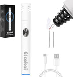 Rechargeable Thread Burner for Jewelry Making - Cordless Thread Zapper & Cautery Pen for Beading, Bracelet Making, Leather Craft, Sewing & Stringing Projects (Replacement Tip Not Included)