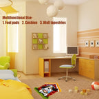 Latch Hook Kits for Adults DIY Needlework Unfinished Crocheting Rug Kit with Color Preprinted Pattern,Zd639,20.5 X 15 Inch