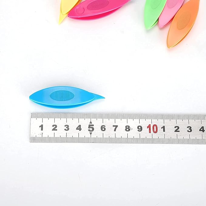 9 Pcs Colorful Plastic Tatting Shuttle for Lace DIY Hand Lacemaking Craft Tool Household Knitting Tools Weaving Machine Sewing Accessories Deft Tatting and Lacemaking Supplies Needlework