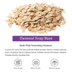 10LB Oatmeal soap base for DIY Handmade Soap making with Oatmeal Milk, Melt and Pour for Crafting and Making, Vegan, Easy to Cut