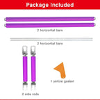 Couple Embroidery Art Embroidery Clip Frame Cross Stitch 4 Slot Presser Heavy Duty Embroidery Bandage Embroidery Frame Needlepoint Frame Embroidery Scroll Frame Embroidery Frames (Purple)