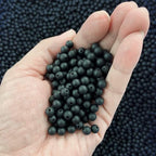 NCB Black Matte Onyx Beads 200pcs 6mm Round Gemstone Beads Spacer Charm Beads Natural Stone Loose Beads for Bracelet Necklace Jewelry Making (Matte Black Onyx, 6mm 200Beads)