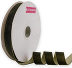 Nylon Velvet Ribbon Single Faced,1 Inch X 25Yards Spool (Moss Green)