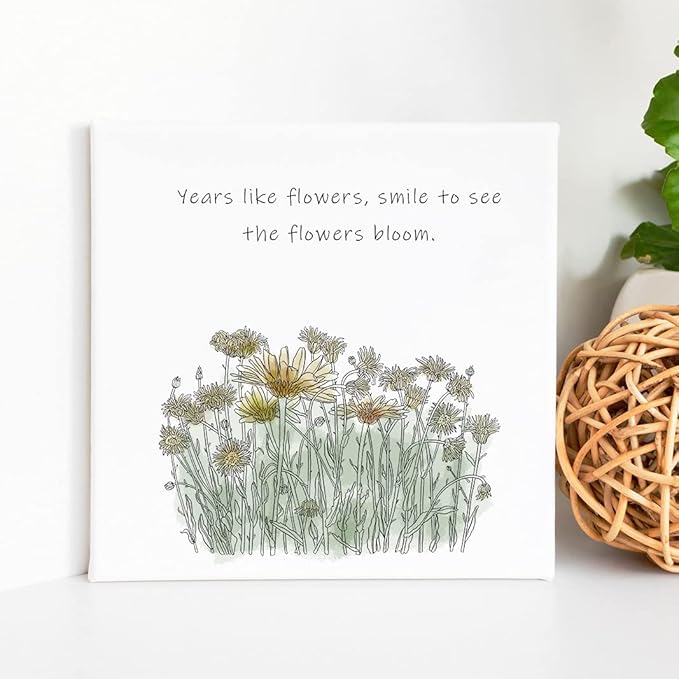 Flowers Leaves Background Clear Stamps for Card Making Paper Craft, Plants Sunflower Flower Branch Clear Silicone Reusable Seal Stamps for Holiday Card Making Decoration and DIY Scrapbooking