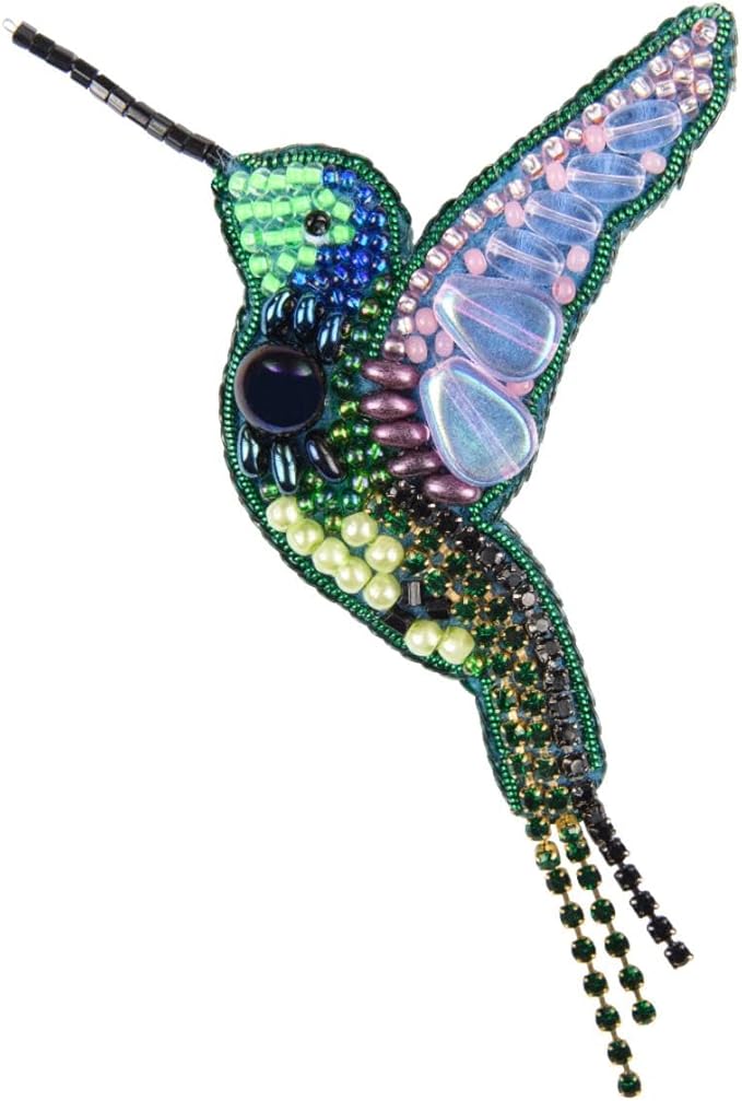 Crystal Art Beadwork kit for Creating Brooch "Wisdom" BP-355C