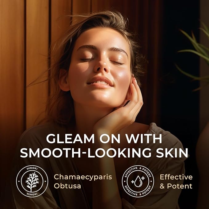 Gya Labs Hinoki Essential Oil - 0.34 Fl Oz - for Hair, Skin, Diffuser, Aromatherapy & DIY Candle Making Scent