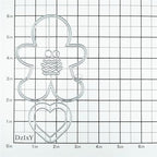 DzIxY Patchwork Christmas Character Dolls Heart Metal Cutting Dies for Card Making Kit Embossing Paper Die Cuts Set Scrapbook Stencils Supplies Machine Templates