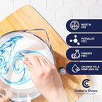 Crafter's Choice Detergent Free Melt and Pour Soap Base for Soap Making and DIY Crafting Projects, SLS/SLES Free, 5LB Block (Hemp)