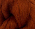Revolution Fibers Merino Wool Combed Top | 1 lb Premium Wool Roving | 22 Micron, Best Merino Wool for Spinning, Tapestry, Needle Felting, Big Yarn Roving and Wall Hangings (Rust)