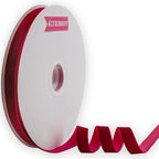 Hot Red Velvet Ribbon Single Faced,5/8 Inch X 25Yards Spool