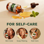 KUKKA Oregano Essential Oils - 4 Fl Oz - for Hair, Skin, Diffuser, Aromatherapy & DIY Soap Making Scent