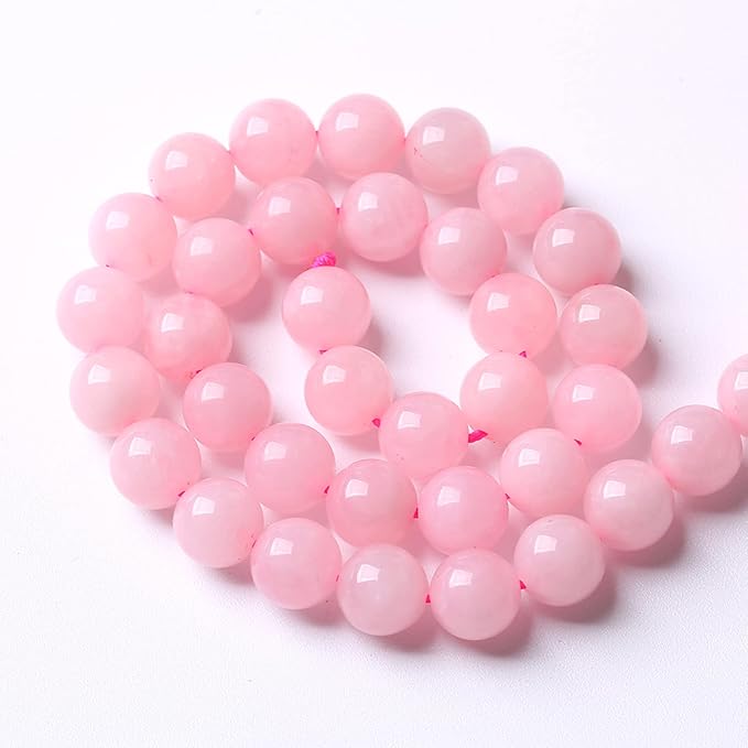4MM 86PCS Natural Stone Brazilian Rose Quartz Crystal Beads for Jewelry Making DIY Bracelet