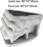 Dragon Head Candle Mold - Silicone 3D Molds for Candy & Home Decor - Resin Casting & Making Molds