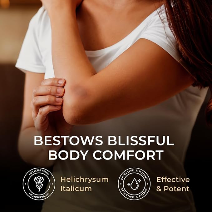 Gya Labs Helichrysum Essential Oil - 0.17 Fl Oz - for Hair, Skin, Diffuser, Aromatherapy & DIY Candle Making Scent