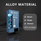 AENBUSLM 80W Laser Module,Built-in Air Assist,10W(10000mW) Output Power,Fixed-Focus,Double Ultra-Fine Compressed Spot CNC Carving DIY Laser Masterfor Laser Engraver Machine - Laser Class:lV