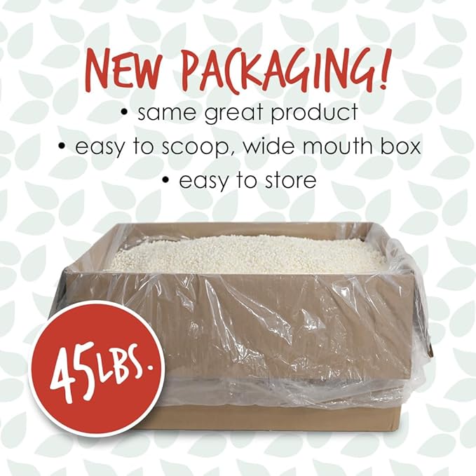 American Soy Organics- 45 lb of Freedom Soy Wax Beads for Candle Making – Microwavable Soy Wax Beads – Premium Soy Candle Making Supplies