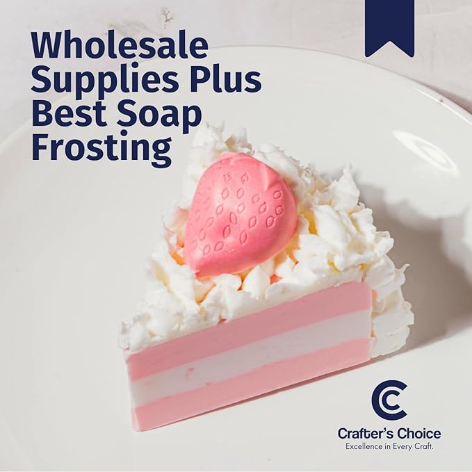 Crafter's Choice Detergent Free Melt and Pour Soap Base for Soap Making and DIY Crafting Projects, SLS/SLES Free, 2LB Block (Oatmeal)