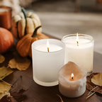 Thick Candle Jars for Making Candles 20 Pcs, 7 OZ Empty Jars with Wood Lids for Candle Making, Sample Container, Clear